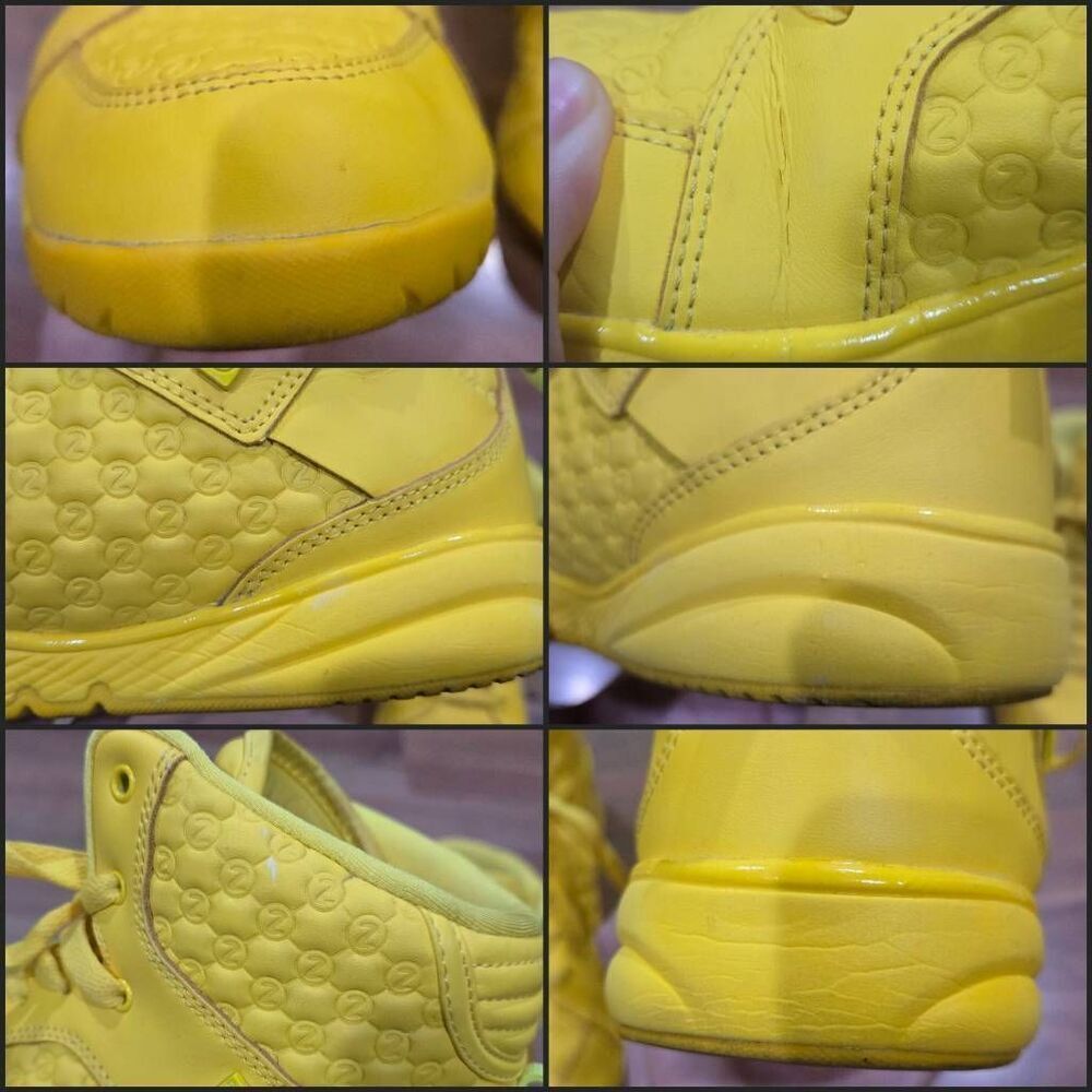 Zumba Energy Boss Yellow High Top Sneakers Size 9 Unisex Athletic Shoes (F019) - Picture 10 of 11